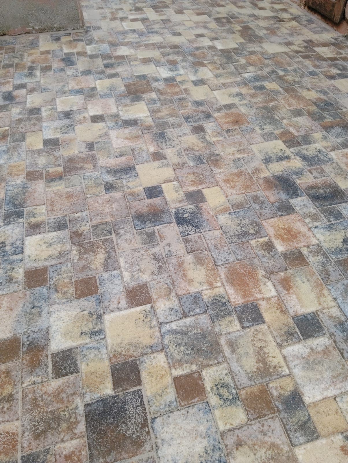 Détail pavés vieillis